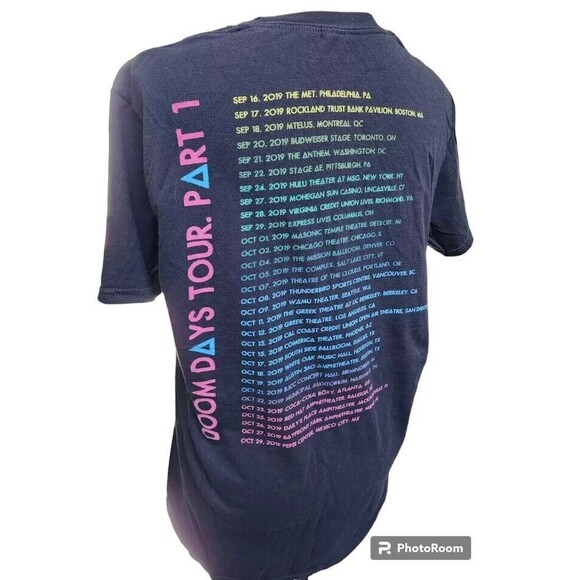 BASTILLE Doom Days Tour 2019 Band T-Shirt Size M British Indie Pop - Picture 4 of 6